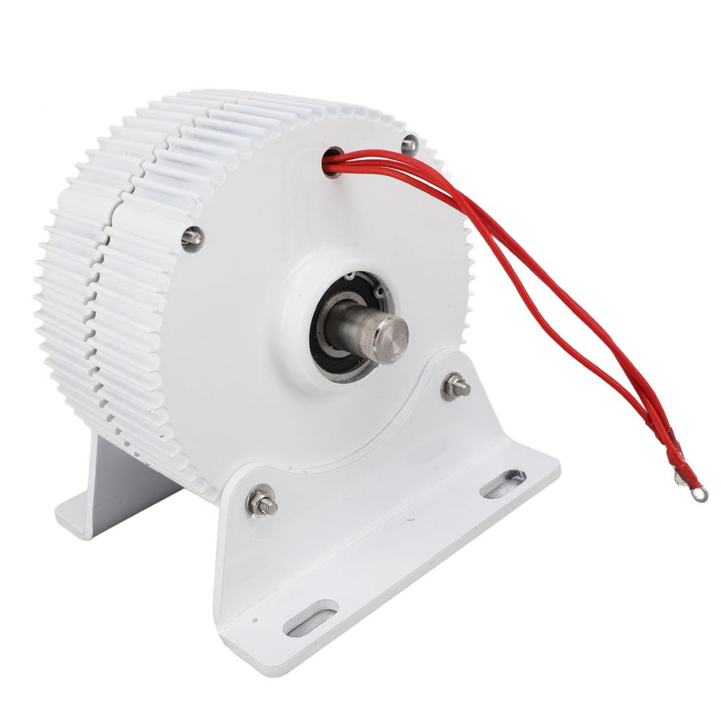 Alternator cu magnet permanent 48V 3 faze AC Generator sincron eolian 2 axe zimțat cu bază