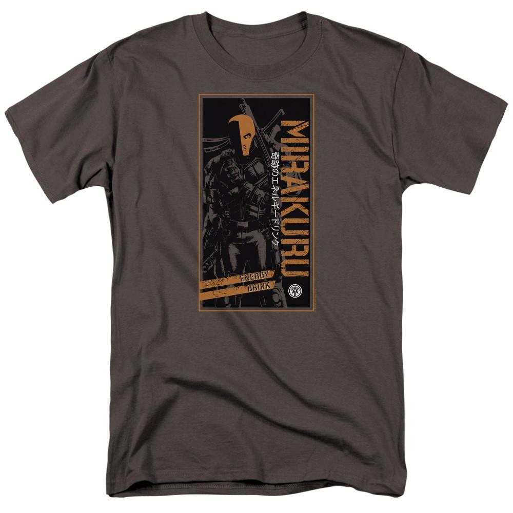 DC Comics - The Arrow - Mirakura Energy Drink - Adult Unisex T-Shirt - Gray S