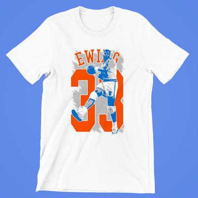 Patrick Ewing Basketball T-shirt White Short Sleeve All Sizes S-5XL JJ3812 Unisex T-Shirt