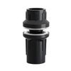 Aquarium Drain Line Connector Set for Pet Habitat Care, Screw-Lock Pipework Body with Seal Washers for Filter Line Work
