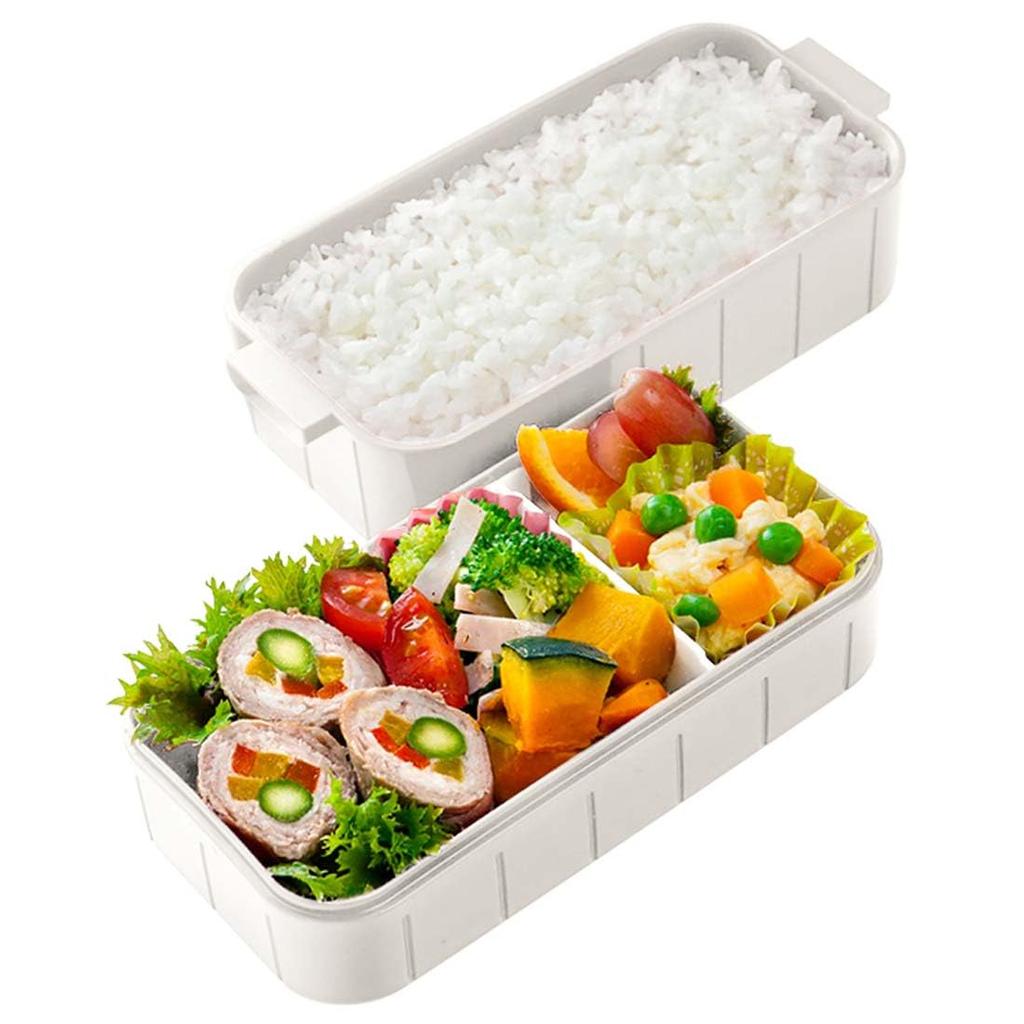 Skater Opanchusagi Lunch Box, 600ml, Antibacterial, Two-Tier, Women's, Made in Japan, YZW3AG-A