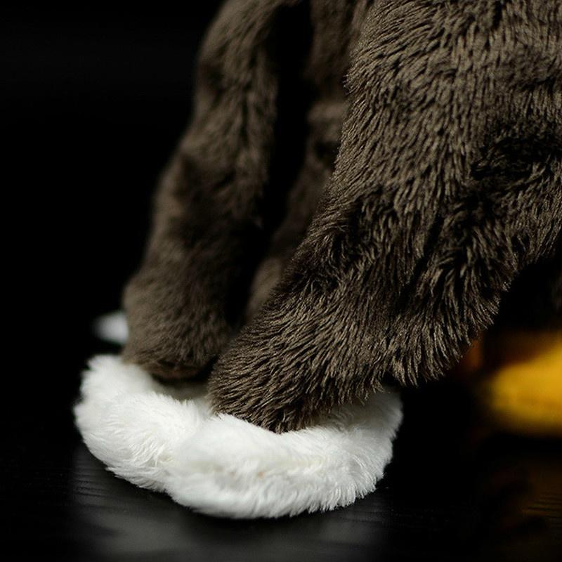Simulation Animal Bald Eagle Plush Doll Standing Whitehead Eagle Bird Plush Toys
