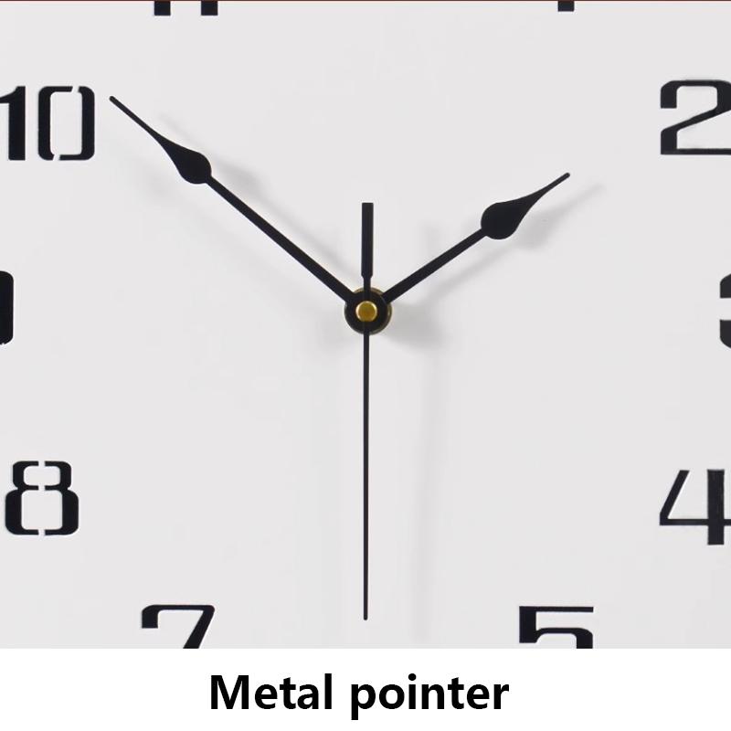 Modern Wall Clocks Large Living Room Wall Clocks Mechanism Silent Clock Corner Home Decoration Clock Digital Office Furniture