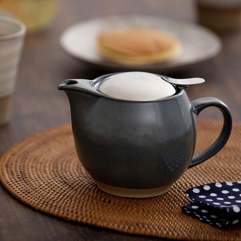 ZERO JAPAN Teapot Universal Teapot 450cc Stone Gray BBN-02 SGR