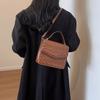 Stylish Korean Style Shoulder Crossbody Bag Trendy Vintage Mini Square Purse For Women