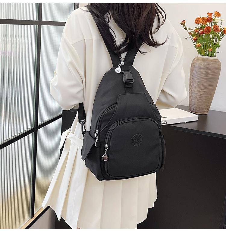 Lightweight Three-purpose Messenger Bag, Simple New Fashion Backpack, Female Harajuku Leisure Trend Student Large-capacity Backpack
