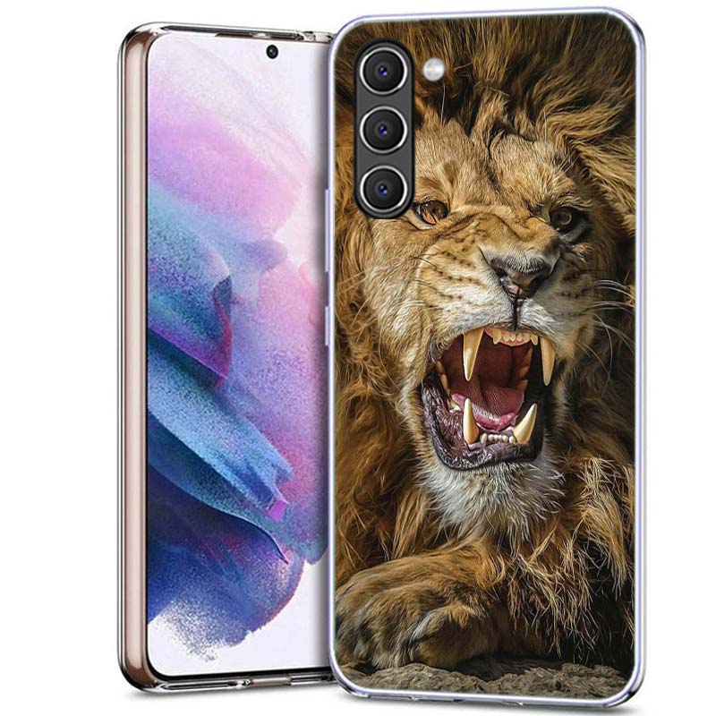 Lion Alpha Male Cub Phone Case for Samsung A16 A17 A26 A36 A37 A56 A57 A12 A22 A32 A52S A07 A06 A02S A72 Galaxy A70 A50S A71 A51