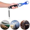 Portable Aluminium Alloy Fishing Grip   Fish Lip Grabber Tool with Weigh Msure Red