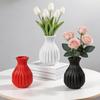 Vaso di Plastica a Onda d'Acqua Semplice Stile Nordico Decorazione per Camera da Letto Soggiorno Decorazione per la Casa Vaso per l'Acqua Fioriera