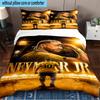 Neymar Celebration 3PCS Bedding Set 2D Printing (Includes 1 Duvet Cover + 2 Pillowcases Coreless), Bedroom decor,Fan Gift