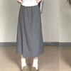 Milan Women's High Waist Wide Leg Cropped Pants - Wrinkled Pleated Skirt Style, Breathable and Loose Fit for Summer.