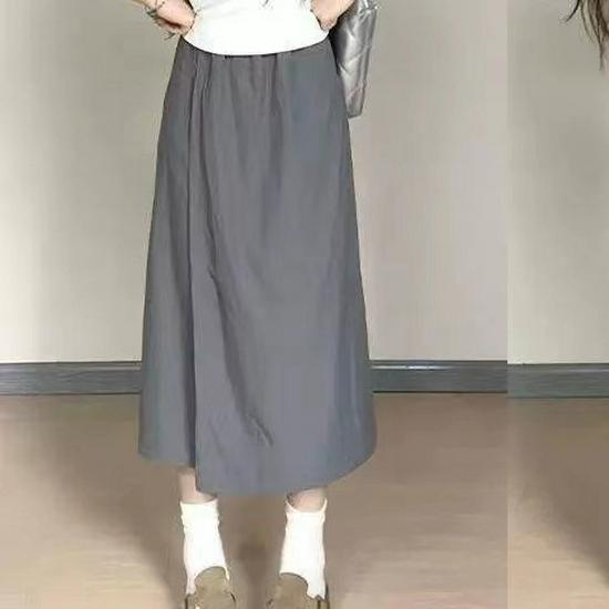 Milan Women's High Waist Wide Leg Cropped Pants - Wrinkled Pleated Skirt Style, Breathable and Loose Fit for Summer.