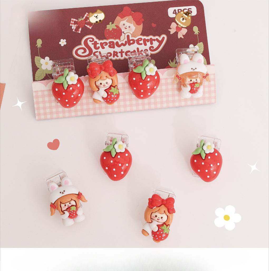 Mini Clip de papel con dibujo de pata de gato, marcapáginas Kawaii, Clip para diario de recortes, papelería para estudiantes, Clip acrílico, accesorios de oficina