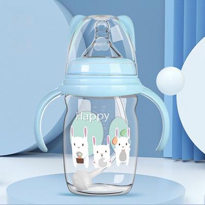 Silikon-Schnuller Baby PP-Flasche Sturzsichere Babyflasche Mit Griff Fütterungszubehör