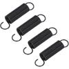 MECCANIXITY Microwave Oven Door Spring Universal Latch Spring Aluminum 7x25MM Compatible for Oven Stove Range Black 4PCS