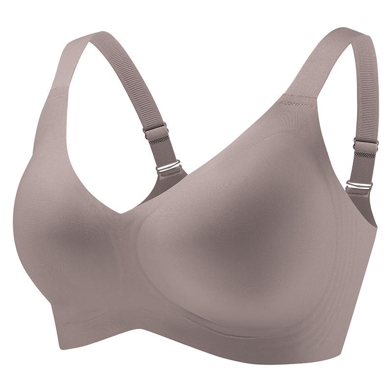 Women's Push-Up Seamless Wireless Tank Top Bra for Small Breasts - Comfortable, Fixed Cups, Anti-Sagging, Plus Size, European & American Style