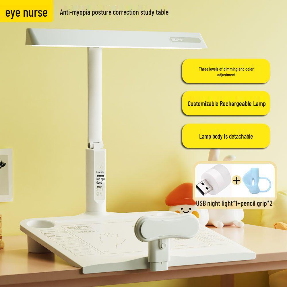 

Children s Desk Lamp with Eye Protection, Posture Correction, Anti-Myopia, and Pen Holder