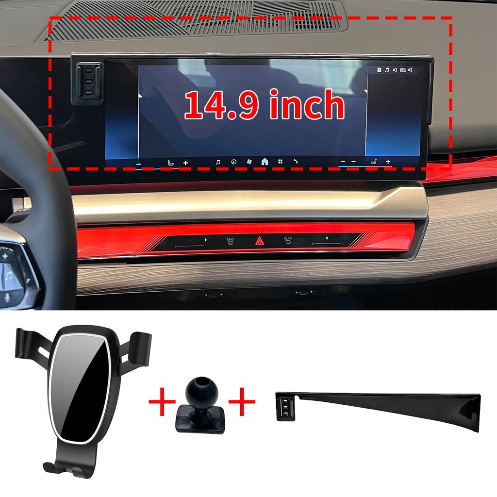 Geschikt voor BMW 5 Serie i5 2024 2025 2026 G60 Geïntegreerde Schermhouder Telefoonhouder Mount Auto Accessoires