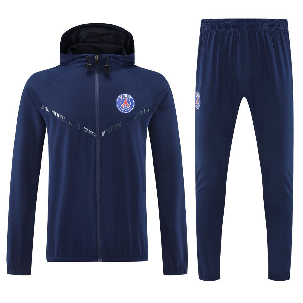 2526 Club Footwear Windbreaker Set, Manchester City, Paris, Barcelona, Arsenal, Marseille Boca, Argentinien