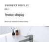 Brushed Stainless Steel Single Cold Water Washbasin Faucet for Flat or Countertop Basin 