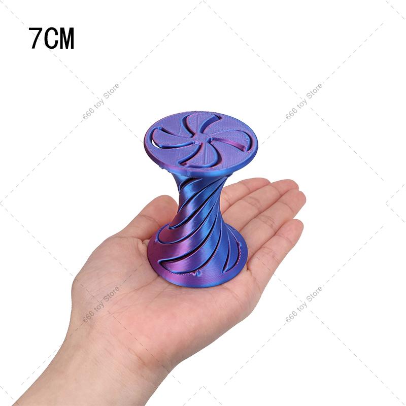 31 Stil 3D-gedruckter Spiral-Kegel Rakete Geist Herz Durchgang Fidget Spielzeug Unmögliche Pyramide Stressabbau Spielzeug Schreibtisch Dekoration