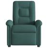 Massage Chair Dark Green Fabric