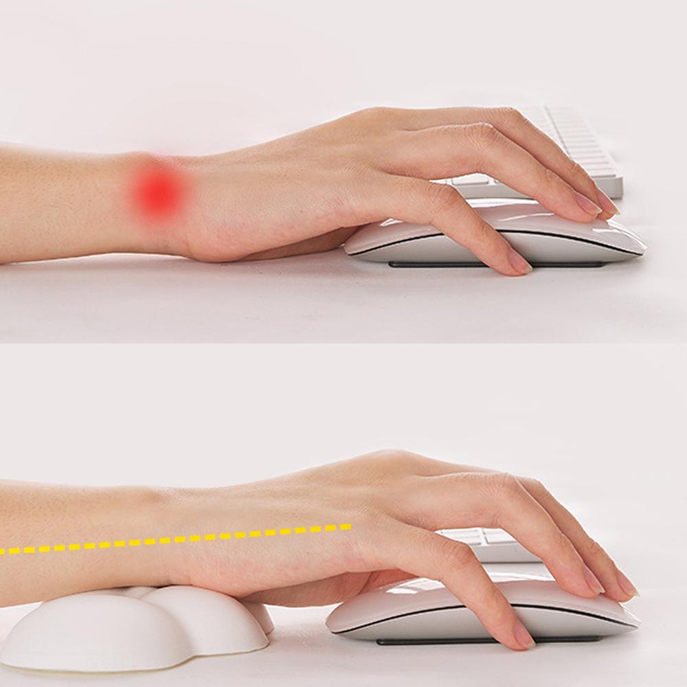 Mouse pad with wrist rest keyboard cloud anti-slip desktop office gamer mouse wrist rest Ergonomic keyboard mouse pad wrist rest