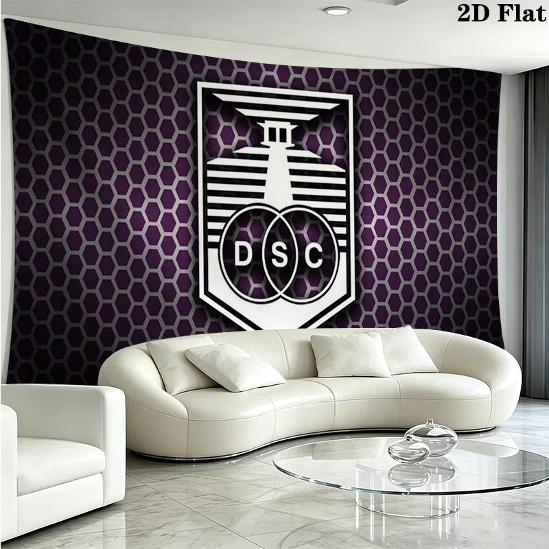 Defensor Sporting Wall Tapestry Aesthetic Wall Hanging Printed Fabric Blanket Decorative Tapestries for Bedroom Living Room Home Decor