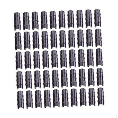 50 Greenhouse Film Clamps for Frame Pipe Tube, Reusable Clips Garden
