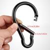 Camping Hiking Carabiner Clip with Spring Snap Lock Aluminum Alloys Carabiner Keychain Hook Clip Spring Link Carabiner