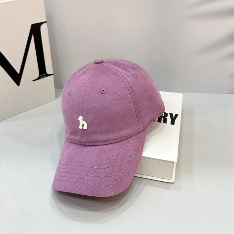 Four Seasons Embroidered Baseball Cap Children's Fashion Versatile Large Wide Soft Top Cap Men