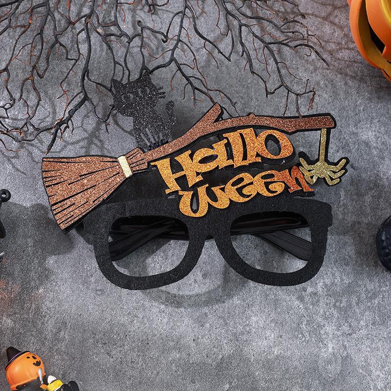Halloween Pumpkin Frame Decorations, Halloween Party Supplies, Funny Costume Props for Holiday Gatherings