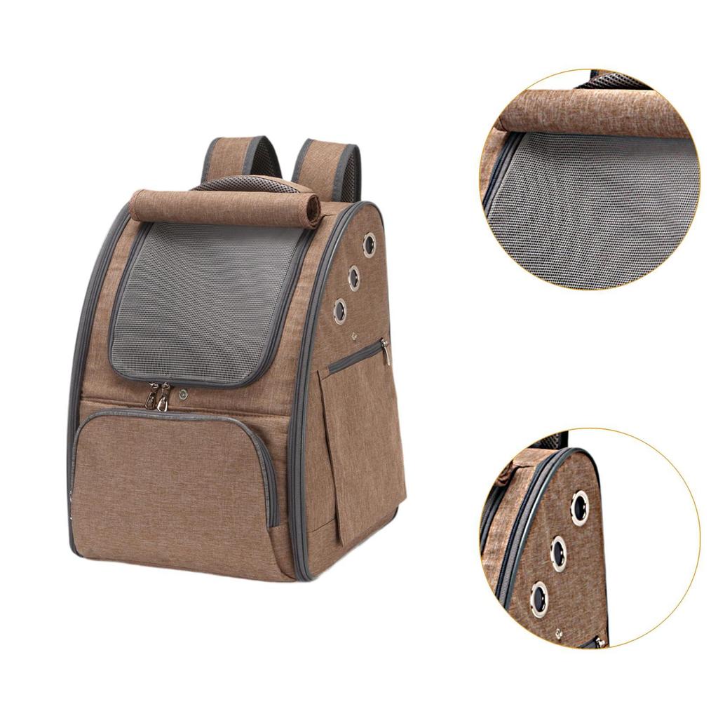 Pet Carrier Lightweight Rucksack Stylish Backpack Going Out Cat Knapsack Travel Bag for Outdoor Fishing Camping Walking Hiking