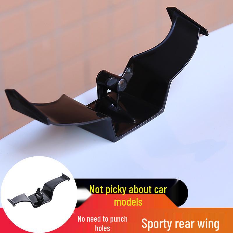 Universal No-Punch Mini Rear Spoiler for Hongqi H5/HS5/H7 Car Accessories - Personalized Modification