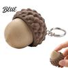 Interactive Keychain for Calm Acorn Fidget Clicker Keychain 3D Printed Clickable Sensory Handheld Focus Tool Office Toy Stress Relief Desk