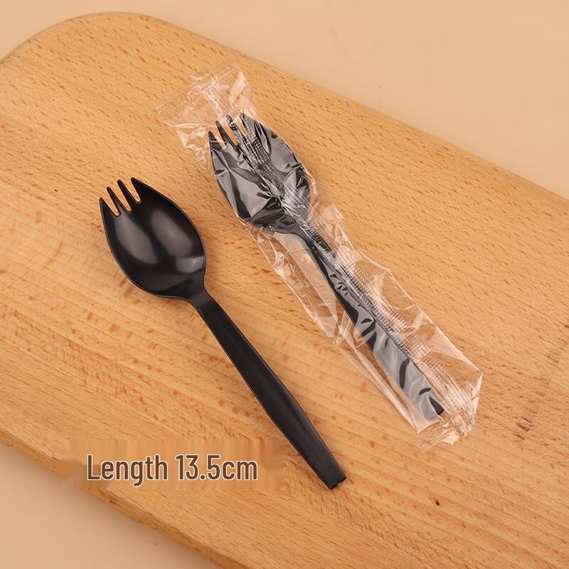 Handon Individually Wrapped Disposable Plastic Sporks