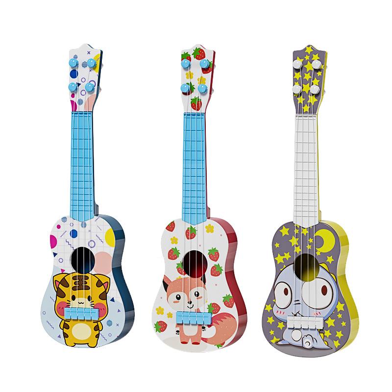 Non-Toxic Children Simulated Guitar Toy Beginners Mini Guitar Instrument Can Play Music For Children And Children Toy Best Birthday Gift For Kids