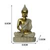 Buddha Sculpture for Home Office Decor - Handcrafted Resin Figurine