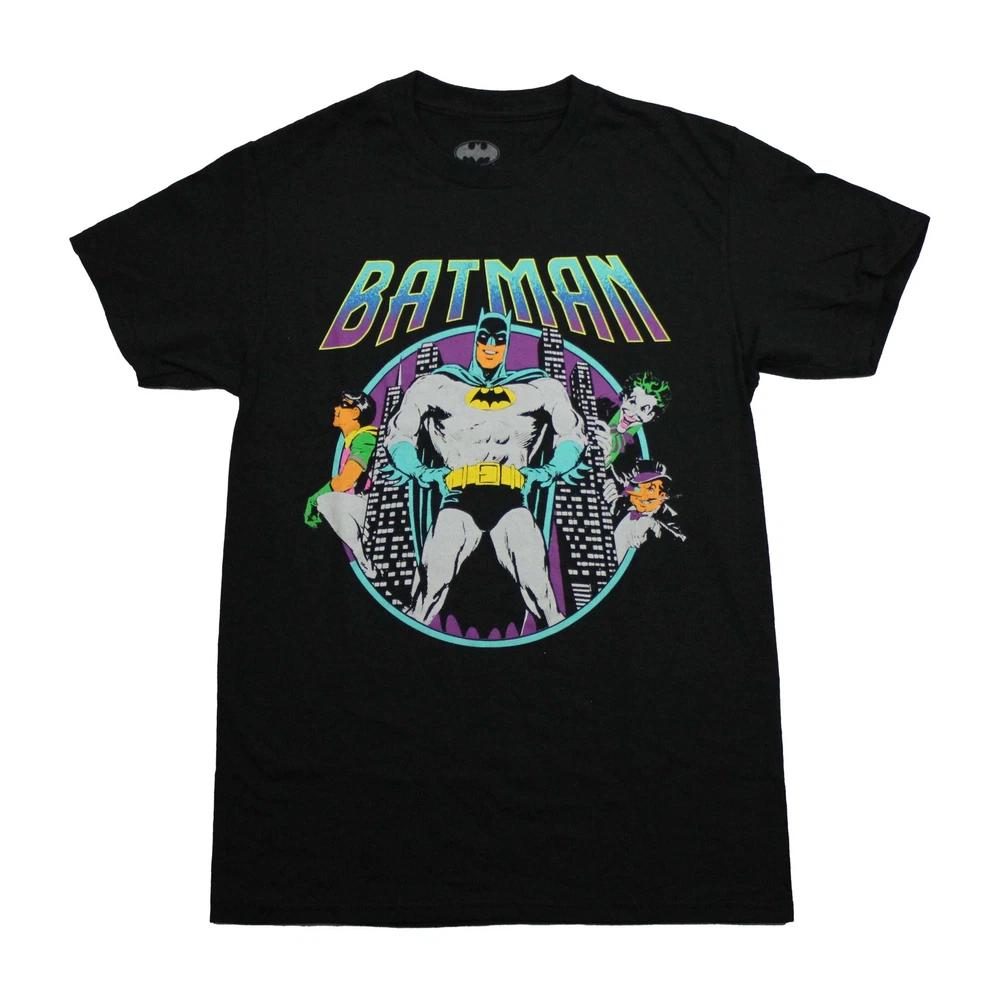 Batunisex New Adult Tshirt  Standing In Circle Under Name Robin On Right Baddies