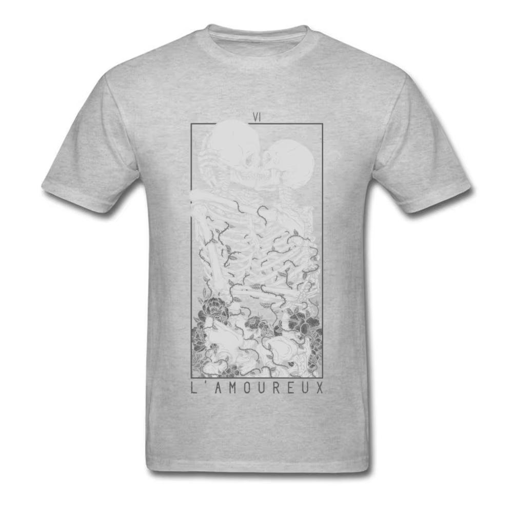 HOT SALE Couple Sweet Kiss Skull T-shirt Hug Me Soft Comfortable Cotton Couple Skull T-shirt Man Easter Death Punk Style T-shirt
