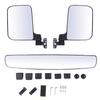 Golf Cart Mirrors HD Glass Golf Cart Folding Side Mirror and Rear View Mirrors Replacement for EZGO TXT RXV Freedom