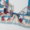 New sex underwear perspective three-point seduction suit, garters, sexy bikini bright pattern