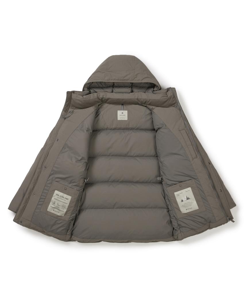 Snowpeak Apparel Land Mid-Length Heavy Down Jacket (S25Wmgdj64) Dark Khaki