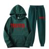 2023 new  hot-selling trendy fashion men's and women's casual hooded fleece sweater sports suit
