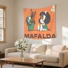 Mafalda Girl Tapestry Wall Hanging Tapestry Art Deco Blanket Curtain Hanging At Home Bedroom Living Room Decor