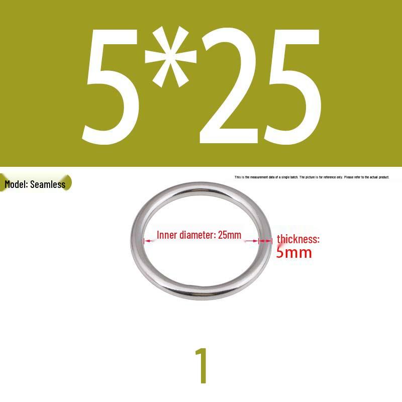 304 Stainless Steel Seamless O-Ring for Lifting and Hammock Yoga Connection