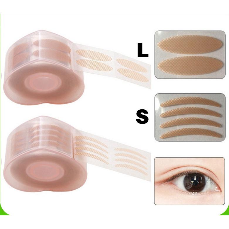 

Неотражающие наклейки на двойное веко из мясной сетки, кружевной сетки Mesh L