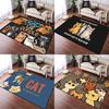 Pet Cat Personalized Print Floor Mats Door Front Decoration Home Living Room Floor Mats