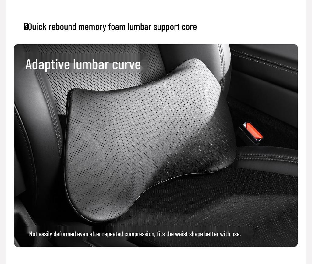 Tesla Model Y & Model 3 Seat Cushion, Headrest, Neck, and Lumbar Support Accessories