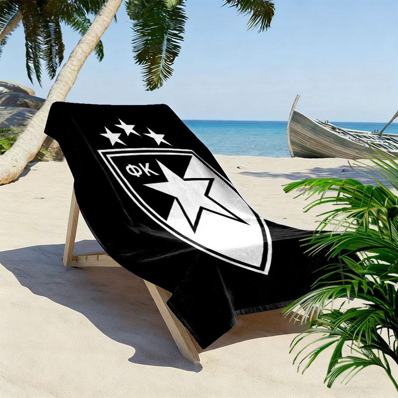 Crvena zvezda Print Beach Towel, Large Soft Quick Dry Towel for Beach Camping Swimming